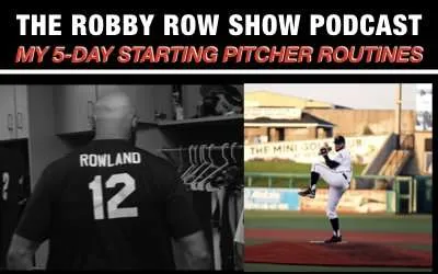 Starting Pitcher Routines