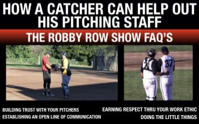 How Can A Catcher Help His Pitching Staff?